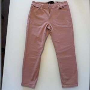 2/$30 🩷 RW&CO. Women's Rose Pink High-Rise Cropped Natalie Jegging Size 8